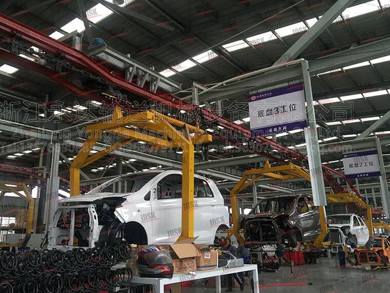 新能源電動(dòng)車(chē)汽車(chē)懸掛流水線